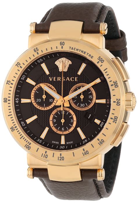 mens gold versace watches|versace men's automatic watch.